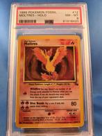 Moltres 12/62 - Fossil (PSA 8), Hobby en Vrije tijd, Verzamelkaartspellen | Pokémon, Verzenden, Gebruikt, Losse kaart