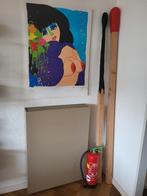 walasse ting, Huis en Inrichting, Ophalen, 50 tot 75 cm, Print, 75 cm of meer