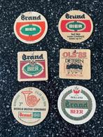 Leuke verzameling BRAND BIER bierviltjes. Jaren 80., Viltje(s), Gebruikt, Ophalen of Verzenden, Brand