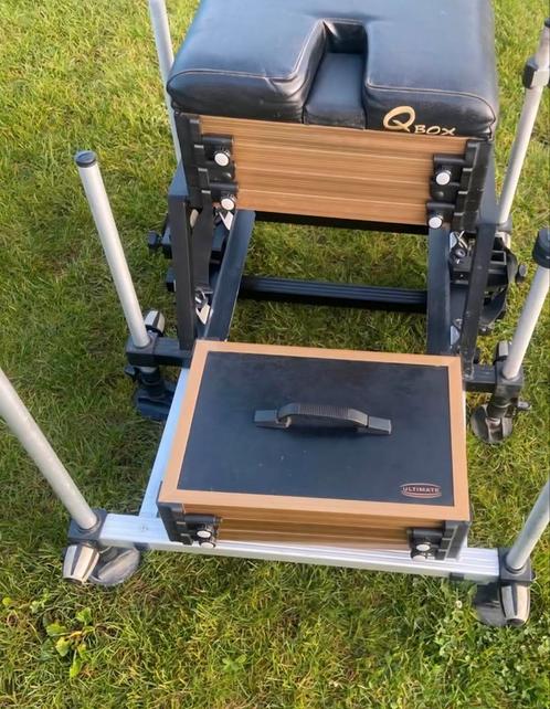 Ultimate Q box zitkoffer, Watersport en Boten, Hengelsport | Witvissen, Zo goed als nieuw, Ophalen of Verzenden