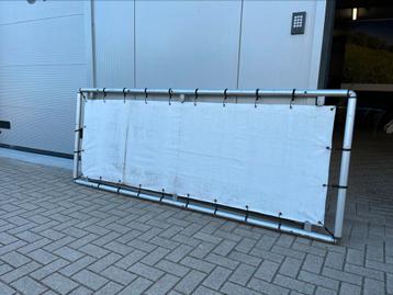 Spandoekframe plus muurbevestiging 260x100 cm beschikbaar voor biedingen