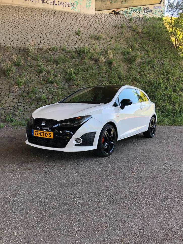 Ibiza cupra bocanegra, Auto diversen, Schadeauto's, Seat, Benzine, Zwart, Ophalen
