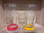 2x Coca Cola London 2012 glazen, Ophalen, Zo goed als nieuw, Frisdrankglas