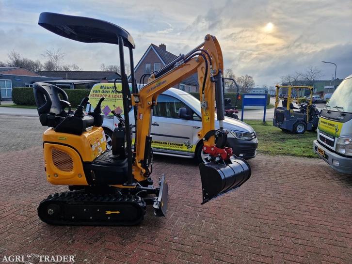 Eurotrac HE12 1.2 ton minigraafmachine, Zakelijke goederen, Machines en Bouw | Kranen en Graafmachines