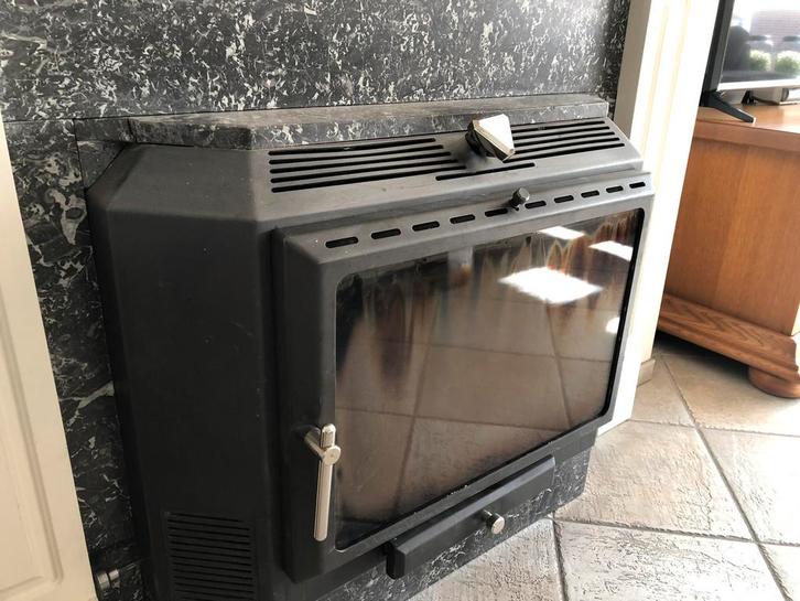 Hout kachel, Huis en Inrichting, Haarden, Gebruikt, Houthaard, Ophalen