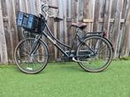Mooie zwarte meisjesfiets met krat – klaar voor gebruik!, Fietsen en Brommers, Fietsen | Dames | Omafietsen, 50 tot 53 cm, Ophalen of Verzenden