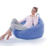 Sugarpufy Blauwe Zitzak, Ophalen, Zo goed als nieuw, Blauw, Zitzak