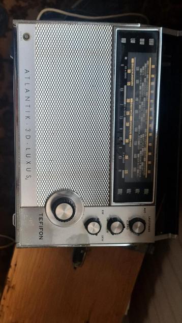 Wereldontvanger Tefifon Atlantik 3D-Luxus Radio 25 euro beschikbaar voor biedingen
