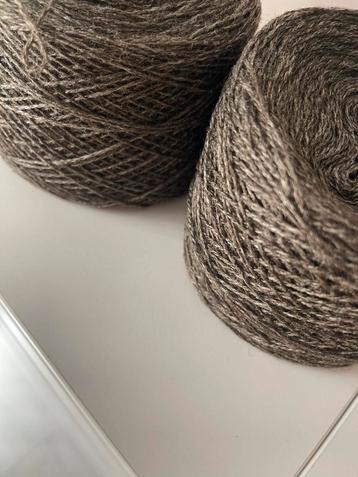 Pure Wol - 660gr Bruin Melange beschikbaar voor biedingen