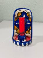 Antieke keramische kandelaar, Mexicaanse Spaanse oorsprong, Antiek en Kunst, Ophalen of Verzenden, Keramiek of Aardewerk