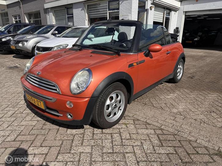 Mini Cabrio 1.6 Cooper Pepper NL auto, Auto's, Mini, Bedrijf, Te koop, Cabrio, ABS, Airbags, Airconditioning, Alarm, Boordcomputer