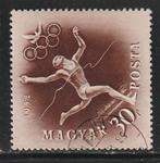 Hongarije 1952 - Hardloper, Ophalen of Verzenden, Gestempeld