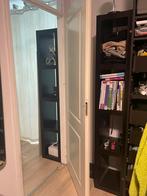 Ikea zwartbruin zwart lack kast boekenkast tvkast dressoir, Huis en Inrichting, Kasten | Boekenkasten, Met plank(en), Minder dan 50 cm