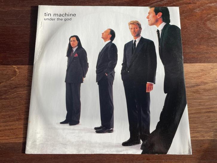 Vinyl Maxisingle 10" Tin Machine Under The God (David Bowie), Cd's en Dvd's, Vinyl | Pop, Zo goed als nieuw, 1980 tot 2000, 10 inch