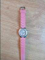 Dames horloge zilverkleurig met roze band true spirit, Ophalen of Verzenden, Gebruikt