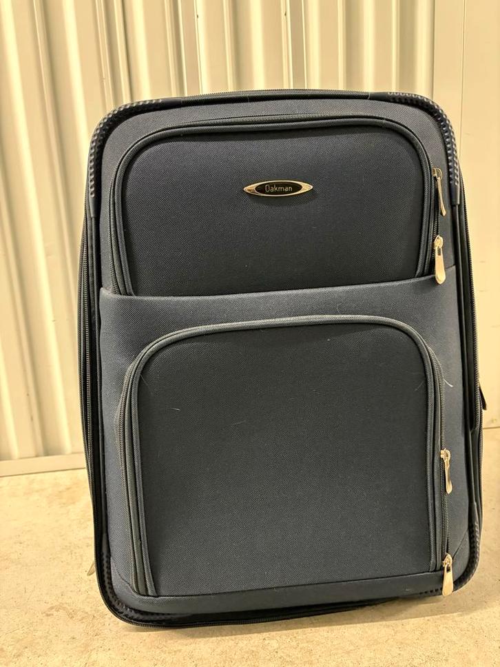 Oakman Trollykoffer, Sieraden, Tassen en Uiterlijk, Koffers, Gebruikt, Overige materialen, 50 tot 60 cm, 35 tot 45 cm, Uitschuifbare handgreep