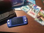 Nintendo Switch Lite Blauw + 3 Games!, Spelcomputers en Games, Games | Nintendo Switch, Online, 1 speler, Ophalen of Verzenden