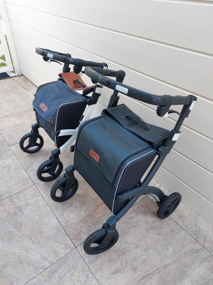 Rollz flex  zwart of  wit trolley nieuwstaat rollator, Diversen, Rollators, Opvouwbaar, Ophalen of Verzenden