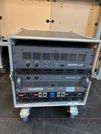 Flightcase met 2 versterkers, Muziek en Instrumenten, Ophalen of Verzenden, Zo goed als nieuw