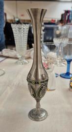 Vintage Tinnen Vaasje met Egyptisch Thema, Ophalen of Verzenden