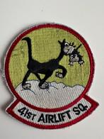 USAF 41st Airlift squadron patch, Ophalen of Verzenden, Luchtmacht, Nederland, Embleem of Badge