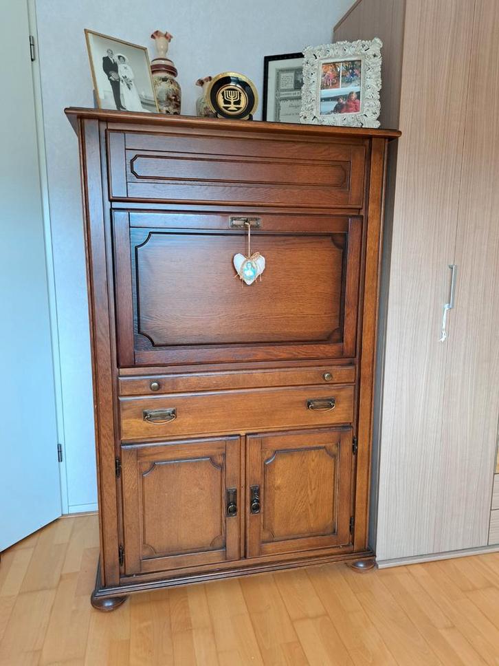 Computer/Bureaukast in Kersenhout, Huis en Inrichting, Kasten | Buffetkasten, Gebruikt, 100 tot 150 cm, 50 tot 100 cm, 50 tot 75 cm