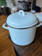 Witte pan - 23cm doorsnede, Ophalen of Verzenden, Gebruikt, Overige materialen, Kookpan of Snelkookpan