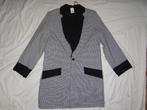 Leuke zwart/witte ROCK & ROLL/ROCKABILLY jas, Ophalen, Carnaval, Maat 48/50 (M), Nieuw