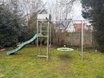 RVS Schommel met Glijbaan en Accessoires, Ophalen, Gebruikt, Schommel
