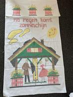 Vintage Gootsteenrok Kastgordijn '50'60 Na Regen Zonneschijn, Ophalen of Verzenden