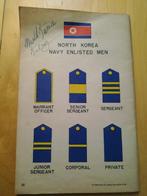 Korea Oorlog - landen en hun rangen - US army pamflet, Ophalen of Verzenden, Landmacht, Amerika, Boek of Tijdschrift