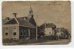 Bierum, Hoofdweg met Ger. Kerk - B-keus - 192? gelopen, Ophalen of Verzenden, 1920 tot 1940, Gelopen