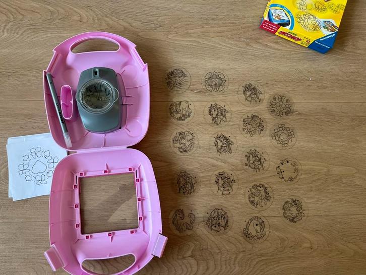 Xoomy tekenmachine tafel unicorn met uitbreidingsset dieren, Kinderen en Baby's, Speelgoed | Educatief en Creatief, Gebruikt, Ophalen of Verzenden