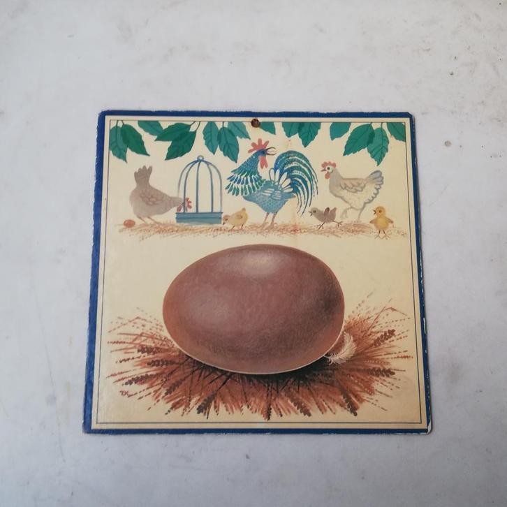 Ei – Vintage wandplaat Veilig leren lezen, Antiek en Kunst, Antiek | Schoolplaten, Overige thema's, Ophalen of Verzenden