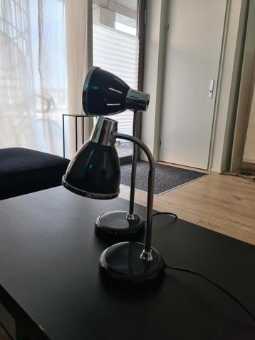 Set van 2 vintage bureaulampen beschikbaar voor biedingen