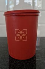tupperware sterdeksel bewaar bus, 1,8 ltr, oranje, Huis en Inrichting, Keuken | Tupperware, Ophalen of Verzenden, Gebruikt, Oranje