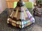 Hanglamp, glas in lood, handgemaakt, vintage, Antiek en Kunst, Antiek | Lampen, Ophalen