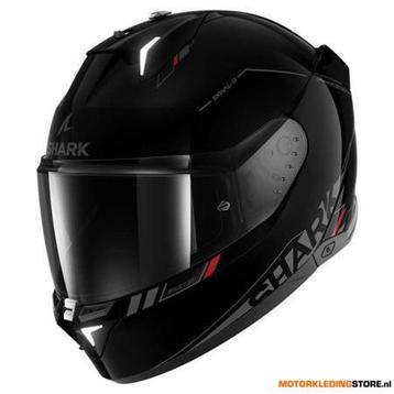 Shark Skwal i3 Blank SP Integraalhelm, Zwart-Grijs-Rood beschikbaar voor biedingen