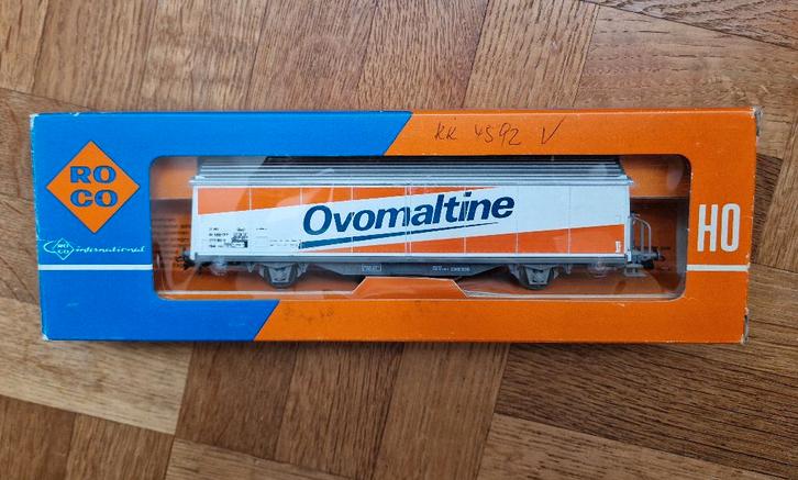 Roco Ovomaltine, Hobby en Vrije tijd, Modeltreinen | H0, Zo goed als nieuw, Wagon, Gelijkstroom, Roco, Ophalen of Verzenden