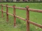 22. Omheining | houten omheining | doorsteek omheining, Dieren en Toebehoren, Stalling en Weidegang, Weidegang, 4 paarden of pony's of meer
