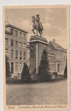 Breda kasteelplein met standbeeld Willem III, Ophalen of Verzenden, Ongelopen, Noord-Brabant