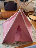 Roze speeltent/wigwam tipi, Ophalen, Zo goed als nieuw, Hout