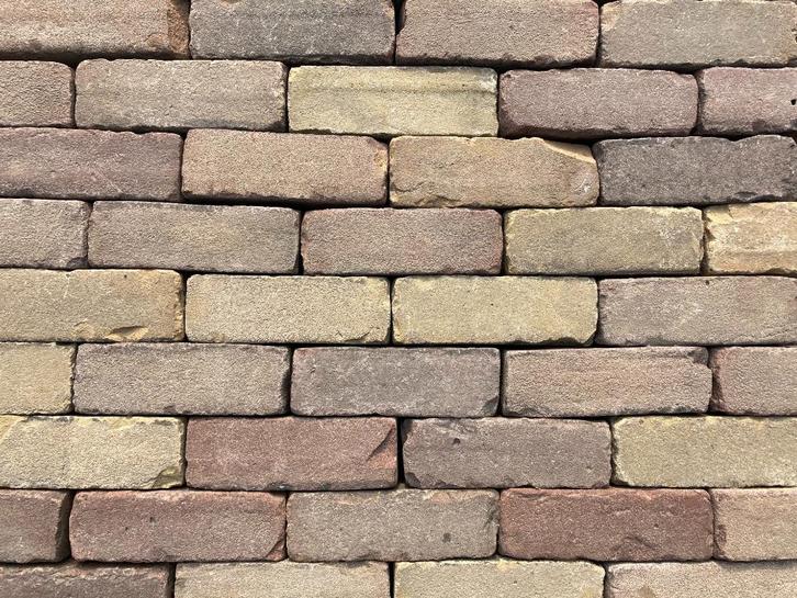 Oude Gebakken Klinkers, Dikformaat, Genuanceerd, ob, V117, Tuin en Terras, Tegels en Klinkers, Gebruikt, Klinkers, Keramiek, 10 m² of meer