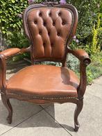Antieke fauteuil, Huis en Inrichting, Fauteuils, Ophalen, Gebruikt, Victoriaans, 50 tot 75 cm