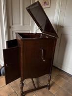 oude platenspeler His Masters Voice en Platenmap, Antiek en Kunst, Ophalen