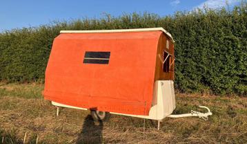 Retro Vagé Superieur Plooicaravan Bouwjaar 1963  tot 750kg! beschikbaar voor biedingen
