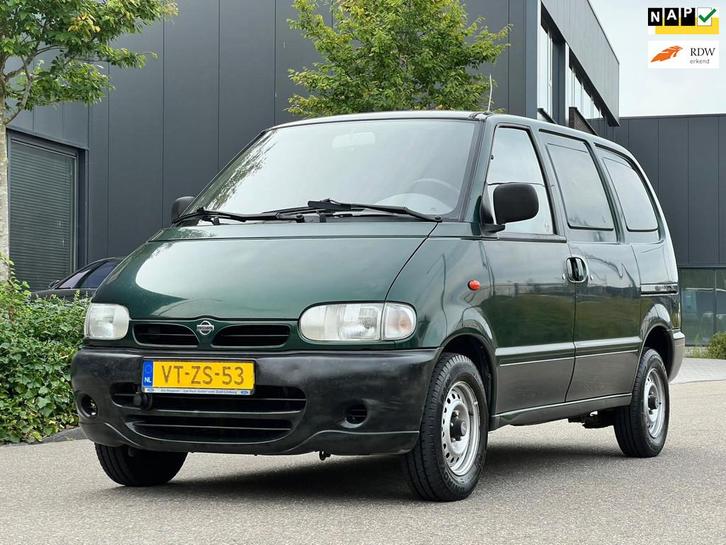 Nissan Vanette 1.6 E Basis EXPORT, Auto's, Bestelauto's, Bedrijf, Te koop, Nissan, Benzine, Euro 2, Handgeschakeld, Origineel Nederlands
