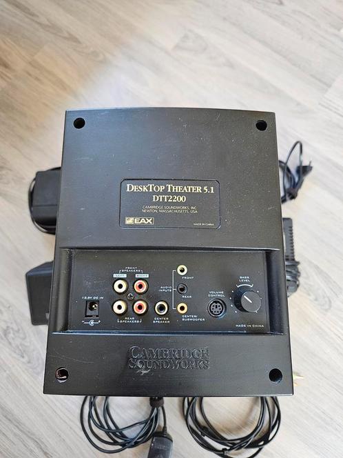 Camebridge SoundWorks Desktop Theater 5.1 DTT2200 speakerset, Computers en Software, Pc speakers, Gebruikt, Audiokanaal 5.1, Ophalen of Verzenden