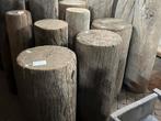 Houten zuilen zuil meerpaal rond  stoer sober oud hout, Huis en Inrichting, Woonaccessoires | Zuilen en Pilaren, Ophalen, Nieuw