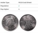 25 cent 1950 PCGS MS64 POP 2/4, Postzegels en Munten, Munten | Nederland, Ophalen of Verzenden, Koningin Juliana, 25 cent, Losse munt